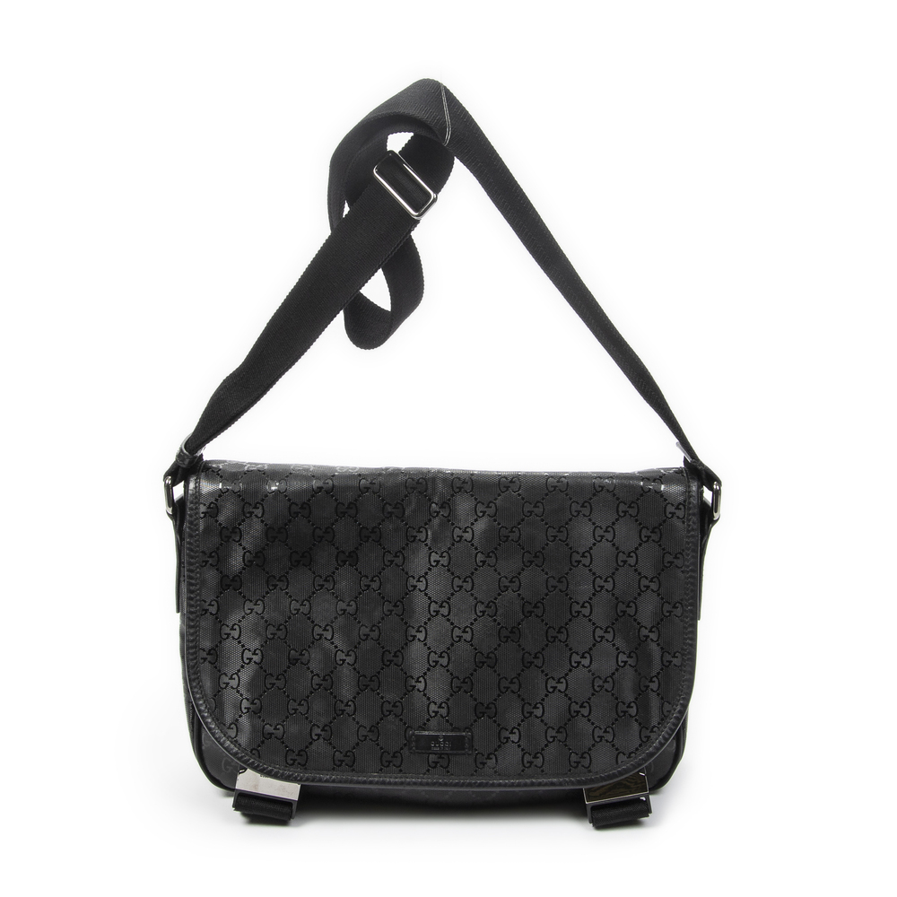 Gucci Double Buckle Flap Messenger